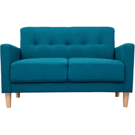 Ensemble de Canapés 2 pcs Bleu 196 x 82 x 85 cm tissu