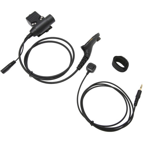 Militärischer PTT-Adapter U94 mit Fingermikrofon für MOTOROLA XIR P8268 P8668 DP4400 DP4800