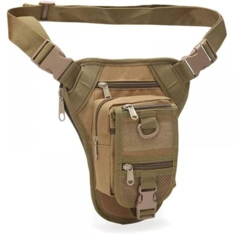 Military Tactical Leg Bag for Men Women, Adjustable Strap Waist Bag, Motorcycle Riding Bag