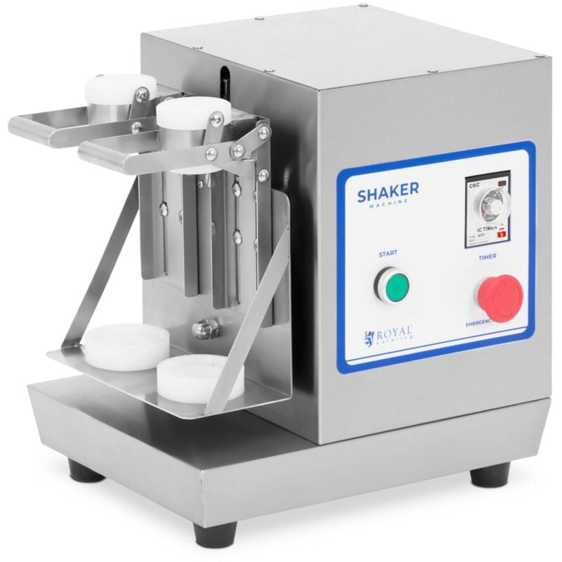 Royal Catering - Milkshaker double 2 x 0,75 l 240 tr/min acier inoxydable - Mixeur blender