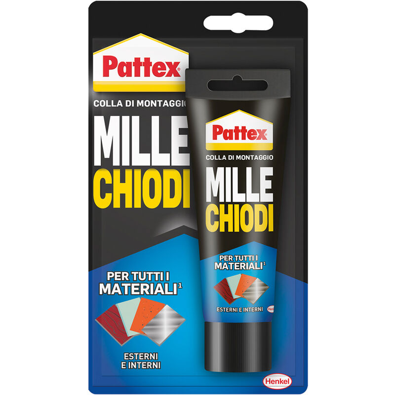 Pattex - Adesivo millechiodi 'esterni e interni' gr. 100 - bianco