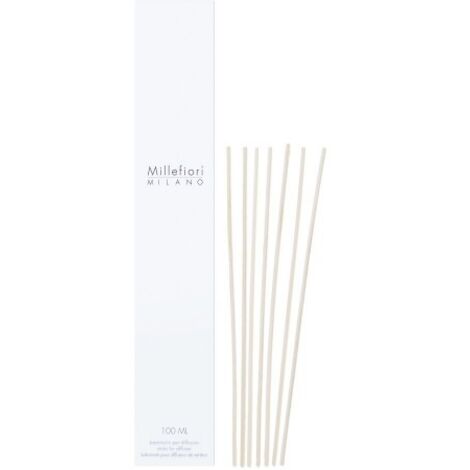 Millefiori Milano diffusore, Rattan, Bianco, 100 ml, 7 unità