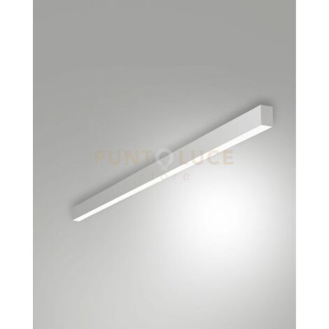 MILLET PLAFONIERA ALLUMINIO A LED 4000K 3580LM 23W OPALE DIMMERABILE DALI IP40 100CM