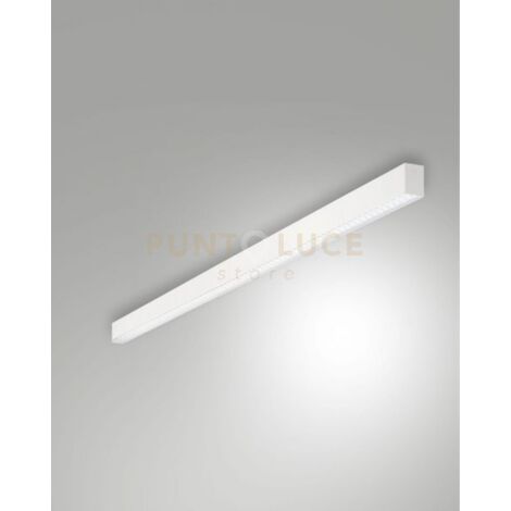 MILLET PLAFONIERA BIANCA A LED 3000K 3380LM 23W PRISMATIC IP40 100CM