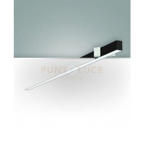 MILLET PROFILO DA INCASSO RASO NERO WW PRISMATIC ON/OFF IP40 MT 3000K 3380LM 23W