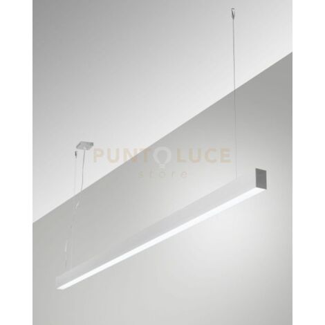 MILLET SOSPENSIONE ALLUMINIO  4000K 3580LM 23W OPALE ON/OFF IP40 100CM