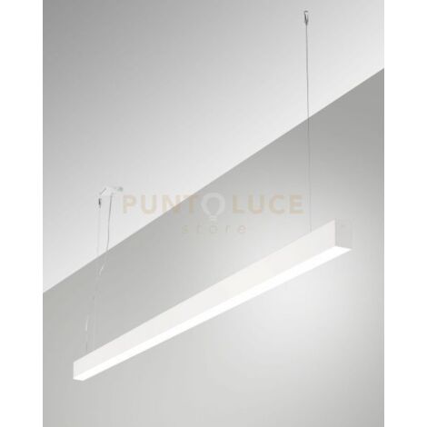 MILLET SOSPENSIONE BIANCA  4000K 3580LM 23W OPALE DIMMERABILE DALI IP40 100CM