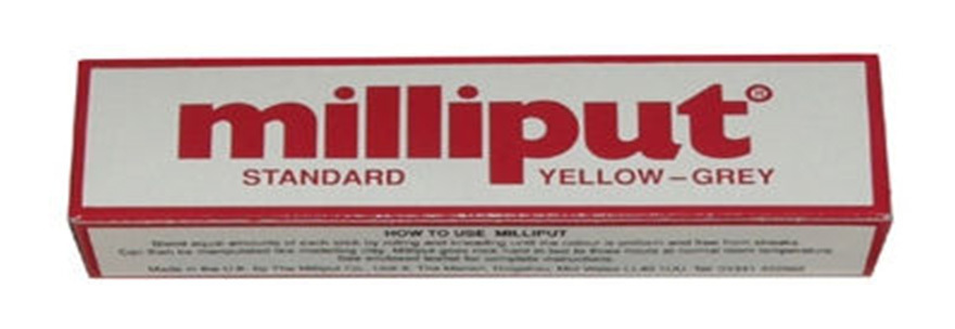 Image of Milliput Standard (Yellow-Grey) - Colla epossidica bicomponente