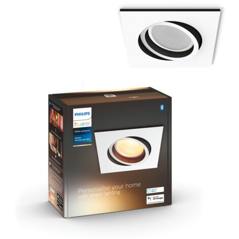 Milliskin philips hue spot 33860900 929003047301- encastré connecté-blanc