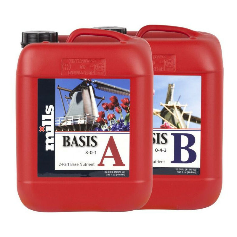 Mills Nutrients - Engrais complet - Basis a+b - 5L