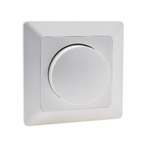 MILOS Dimmer für dimmbare 230V LED Lampen 3-60W Weiß Matt