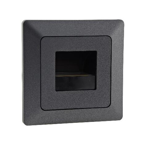 MILOS Treppen Einbauleuchte, LED, 1,5W, Grau Anthrazit