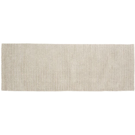 Milton tapis 200x72cm gris clair.
