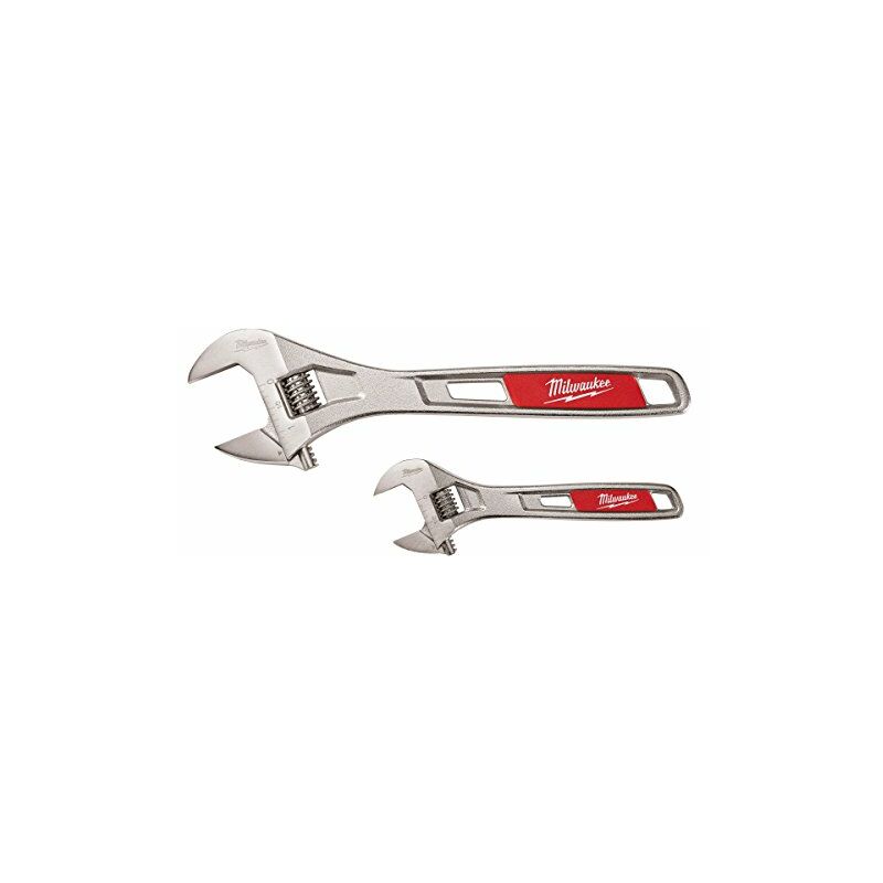 

Milwaukee 48227400 Juego De 2 Llaves Ajustábles de 152.4 Y 254 mm