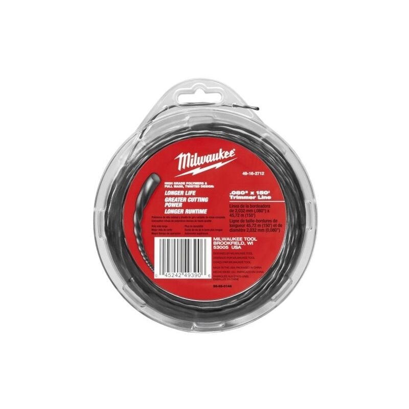 Fil pour coupe-bordures 2MMX45M 49162712 Milwaukee