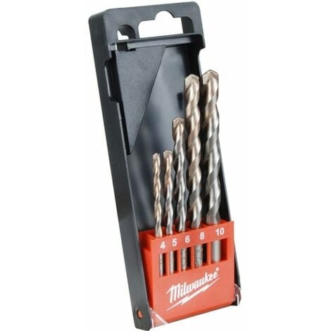 Milwaukee 4932352835 5 Piece sds Drill Bit Set RX4 5.5mm 6mm 7mm 8mm