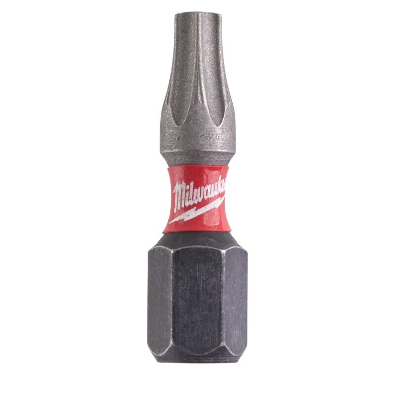 Milwaukee Screwdriver Bit, TX20 Tip, Torx Drive, 25 mm Overall 2-Piece