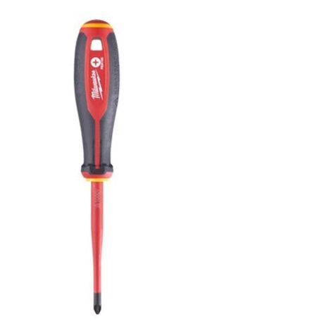 Milwaukee 4932478724 Destornillador de Trilobe VDE Slim, PZ0 Tamaño, 60mm Largo