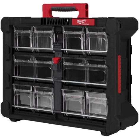 Milwaukee- 4932498323 - Organisateur Packout Tip Bin avec conteneurs