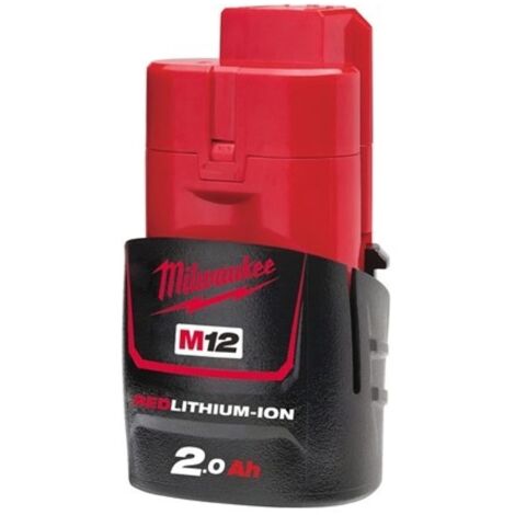 Milwaukee-Batterie MILWAUKEE 12V 2Ah Red Li-Ion M12 B2-4932430064