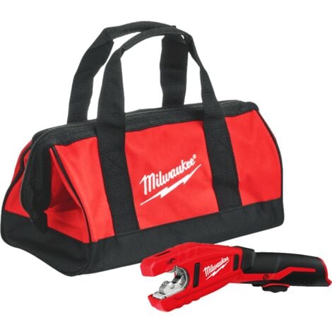 Milwaukee C12PC-0B 12V Sub Compact Copper Pipe Cutter - Body Only & 16 Soft Bag