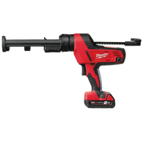 Milwaukee C18 PCG/310C-201B M18 - Pistola per silicone, 310 ml