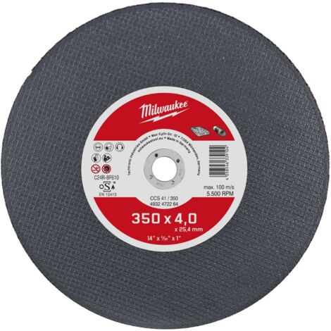 Milwaukee CCS41 Schneideblatt 350 mm für Beton