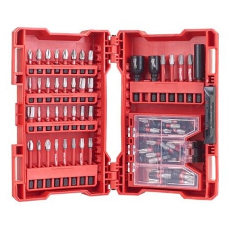 MILWAUKEE Coffret 75 embouts et douilles Schockwave - 4932471588
