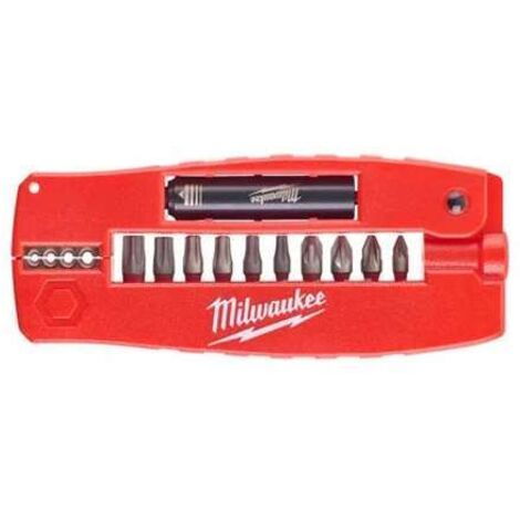 MILWAUKEE ESTUCHE 12 PIEZAS G2 SHOCKWAVE