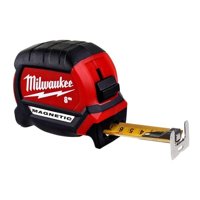 Mètre à ruban premium magnétique gen 3 - précision et durabilité supérieures Milwaukee Taille: 8 m