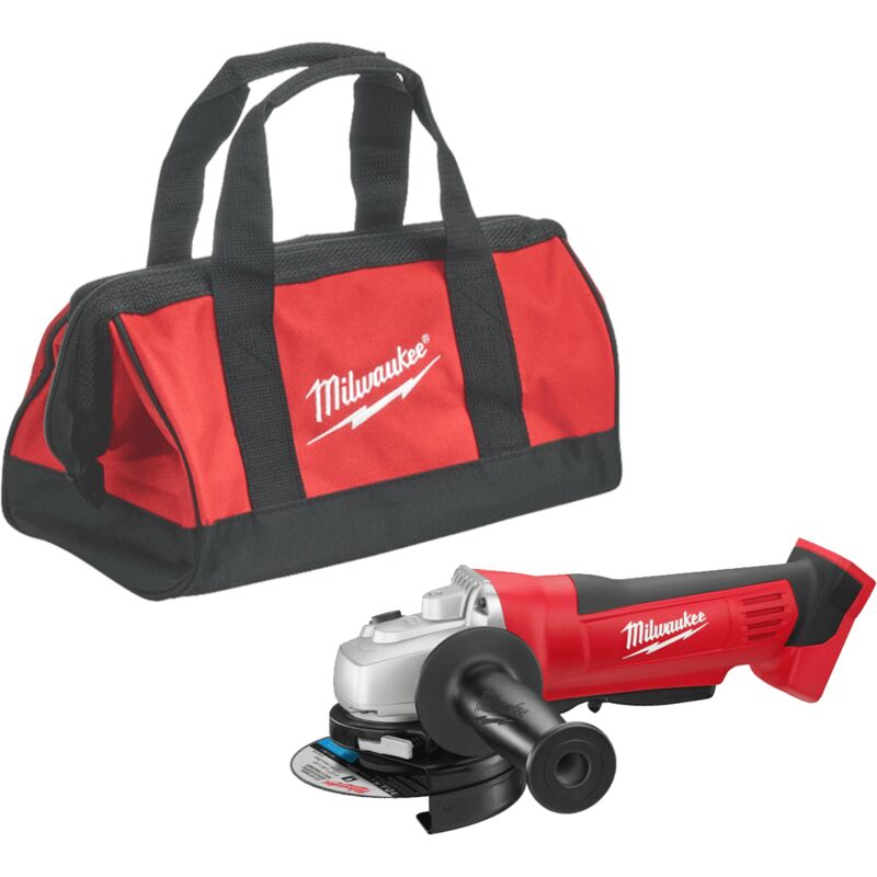 HD18AG115-0B 18V Cordless 115mm Angle Grinder with Paddle Switch - Body Only & 16' Soft Bag - Milwaukee