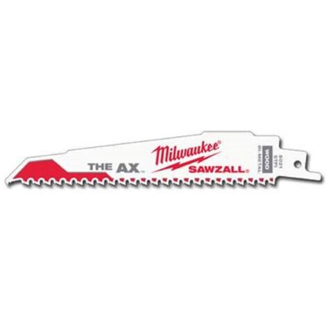 Milwaukee Lama a sciabola THE AXE Legno con chiodi 150mm 5Tpi - 5uts