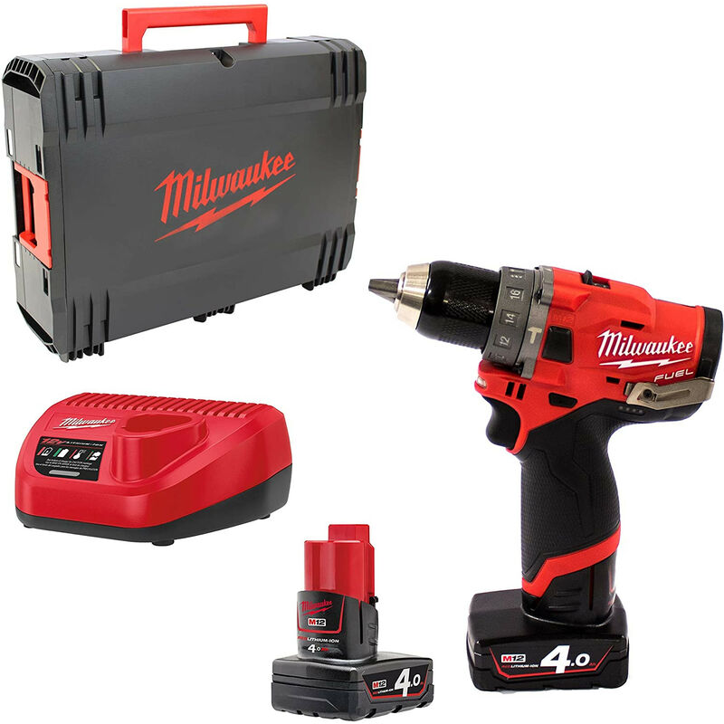 

MILWAUKEE M12FPD-402X TALADRO PERCUTOR 12V 4,0Ah