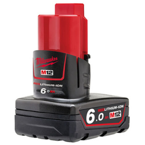 Milwaukee M12 B6 batteria nera 12 volt 6 Ah