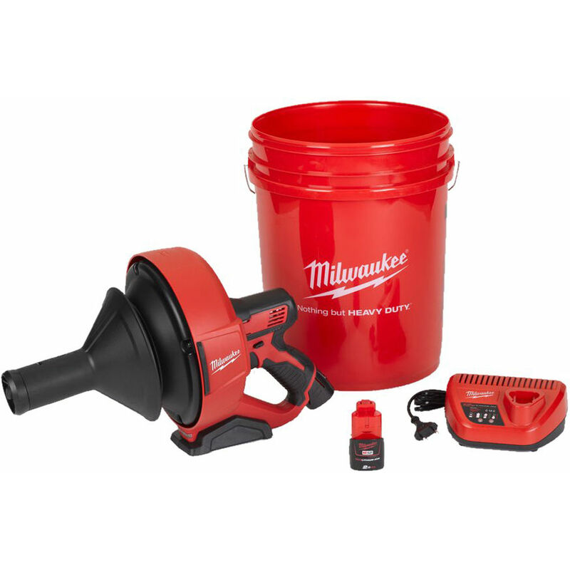 

Milwaukee M12 BDC8-202C 18V Batería de iones de litio Juego de desbloqueo de la máquina (batería 2x 2.0Ah) - 8mm