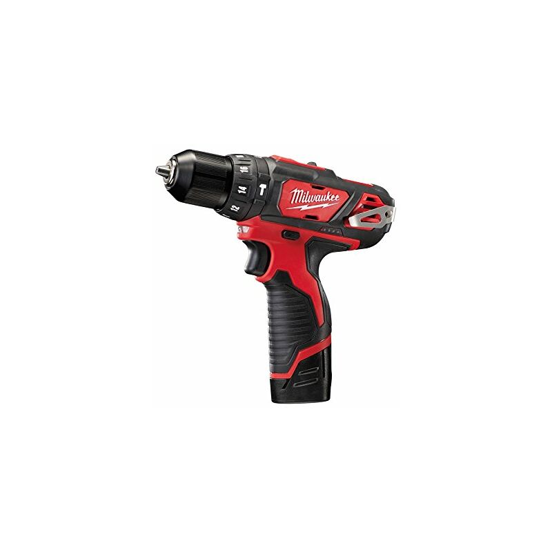 

Milwaukee - M12 BPD-202C Taladro percutor subcompacto, 12 W, 12 V, Red-black