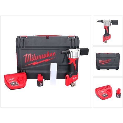 Rivettatrice a batteria Milwaukee M12 BPRT-422X