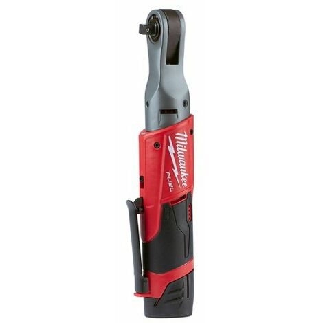 Milwaukee M12 FIR38-201B Clef à cliquet compacte à batteries 12V Li-Ion (1x batterie 2Ah) dans sac - 3/8" - moteur sans charbon