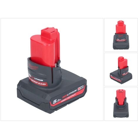 Milwaukee M12 HB5 High Output 12 V 5,0 Ah / 5000 mAh Li-Ion Akku ( 4932480165 )
