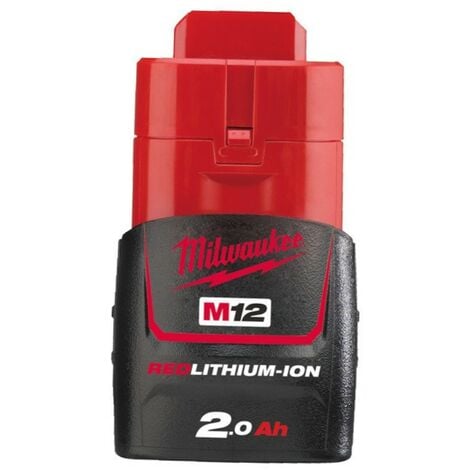 Milwaukee M12B2 Batterie 12V Li-Ion 2,0Ah Red - 4932430064
