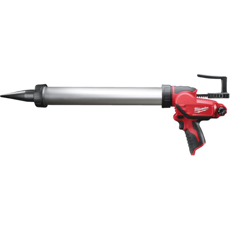 M12PCG/600A-0 12V Caulking Gun with 600ml Aluminium Tube 4933441786 - Body Only - Milwaukee