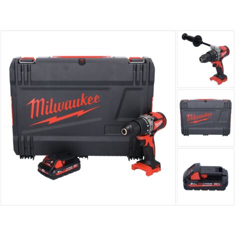 Pack 4 outils sans fil avec 3 batteries, chargeur, en coffret - Milwaukee  M18 FPP4AE-533P - Outils Pro