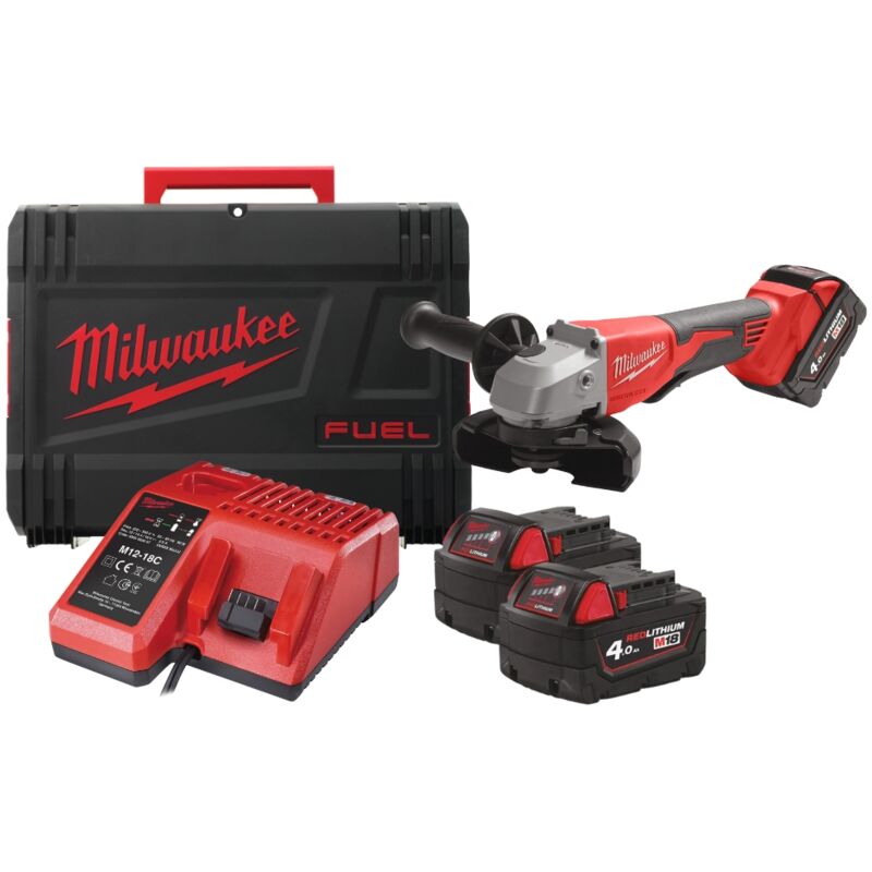 Meuleuse Brushless 18V 125mm, 4,0Ah Milwaukee