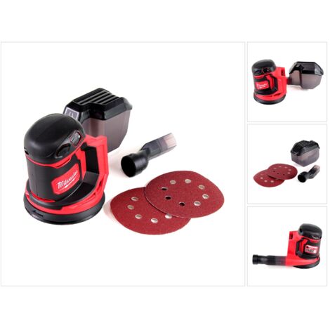 Ponceuse excentrique 18V  Ã˜125 mm (Produit seul) M18 BOS125-0 - MILWAUKEE 4933464228