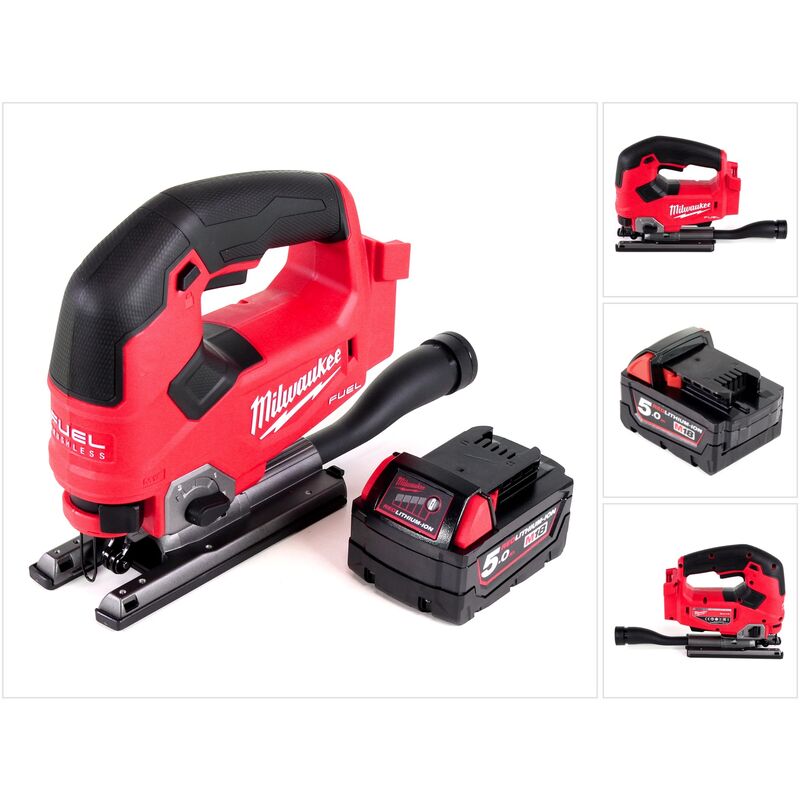 M18 FJS-501 Stichsäge 18V Brushless + 1x Akku 5,0Ah - ohne Ladegerät - Milwaukee