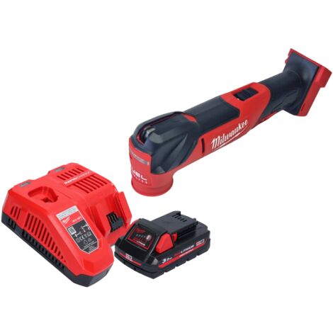 Milwaukee M18 FMT-301 Akku Multitool 18 V Brushless + 1x Akku 3,0 Ah + Ladegerät