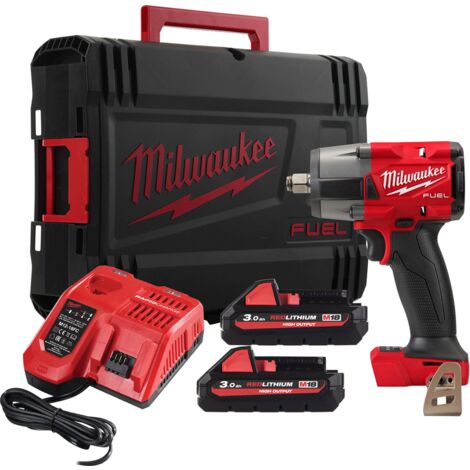 Milwaukee FUEL M18FMTIW2F12-302X 18V 1/2" Impact Wrench 2 x Batteries