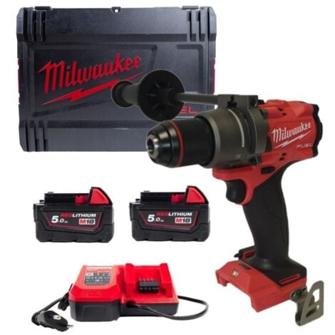 Milwaukee M18FPD3-502X Perceuse à percussion 18V FUEL + 2x5.0Ah en HD Box - 4933479860