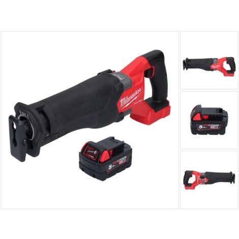 Milwaukee M18 FSZ-501 Akku Recipro Säbelsäge 18 V Brushless + 1x Akku 5,0 Ah - ohne Ladegerät