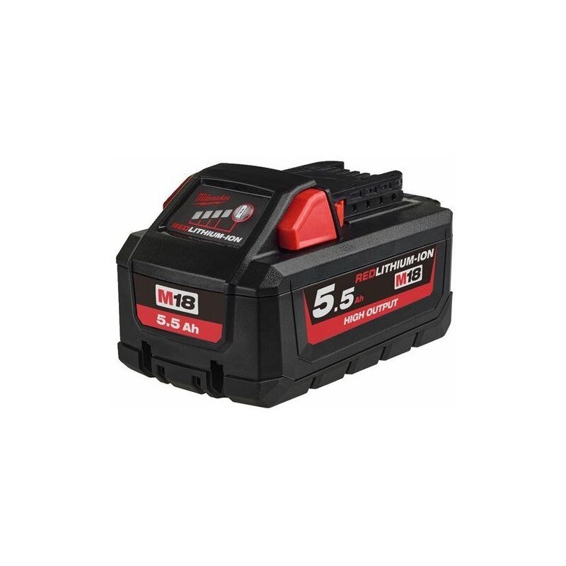 

Milwaukee M18 HB5.5 18V Litio-Ion High Output Batería - 5.5 amperios